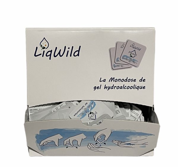 Boîte de 250 monodoses de gel hydratant Touch format pocket
